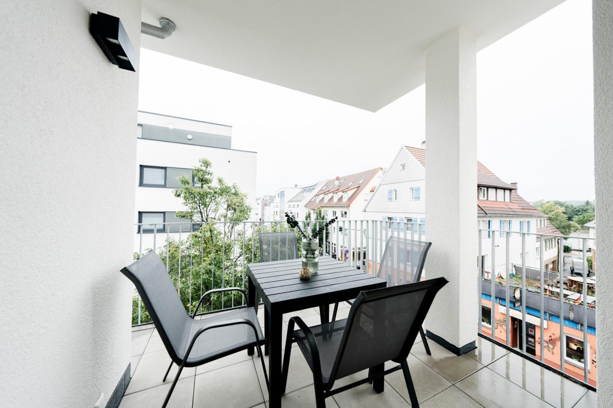 Kocasa-Apartments 02, Design, City-Center Boeblingen, Stellplatz, Balkon, Waipu-Tv Exterior foto